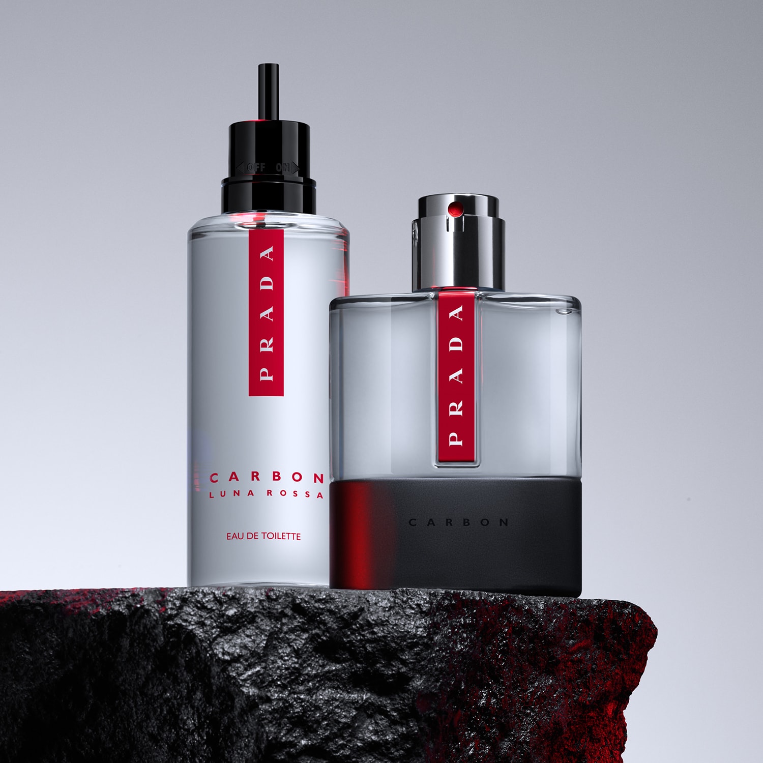 Туалетная вода сменный блок Prada Luna Rossa Carbon Refill — фото 3