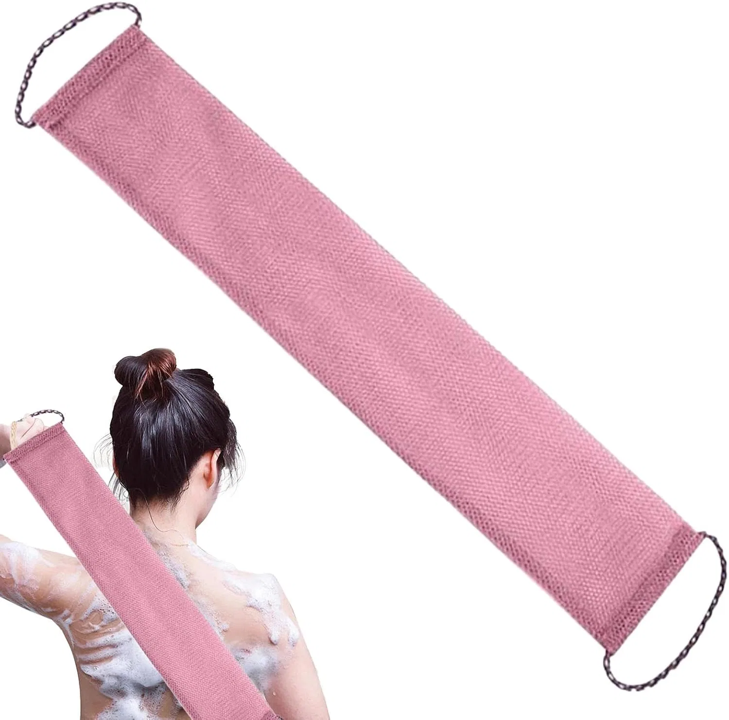 Мочалка для тела Body Exfoliating Towel, Generisch, Розовая