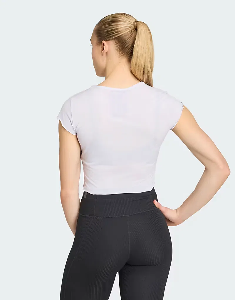 Футболка Adidas Performance Motion в замороженном фиолетовом цвете — фото 3