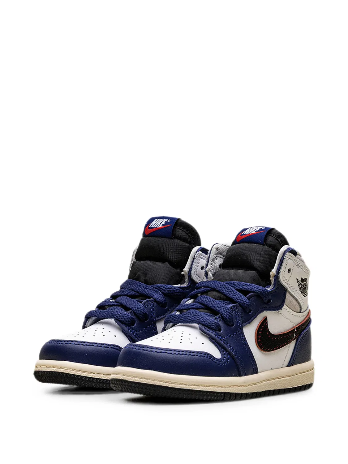 Кроссовки Air Jordan 1 Jordan Kids, белый — фото 4