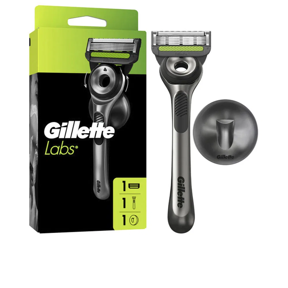 Бритвенный станок Gillette Labs с эксфолиирующей полоской, модель LABS maquinilla + colgador, 2 шт