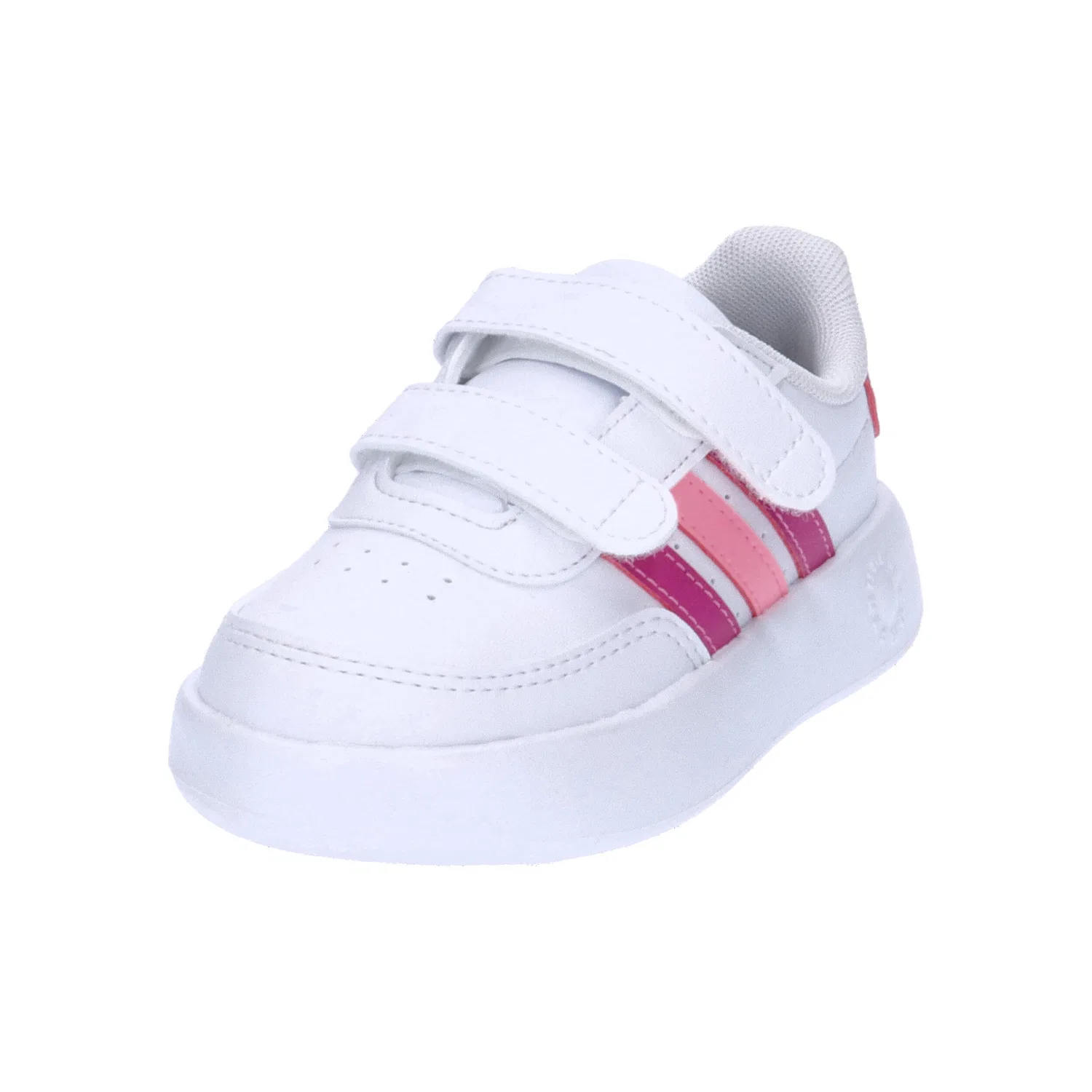 Детские кроссовки с липучками Breaknet 2.0 CF I Adidas, Weiss Rosa — фото 4