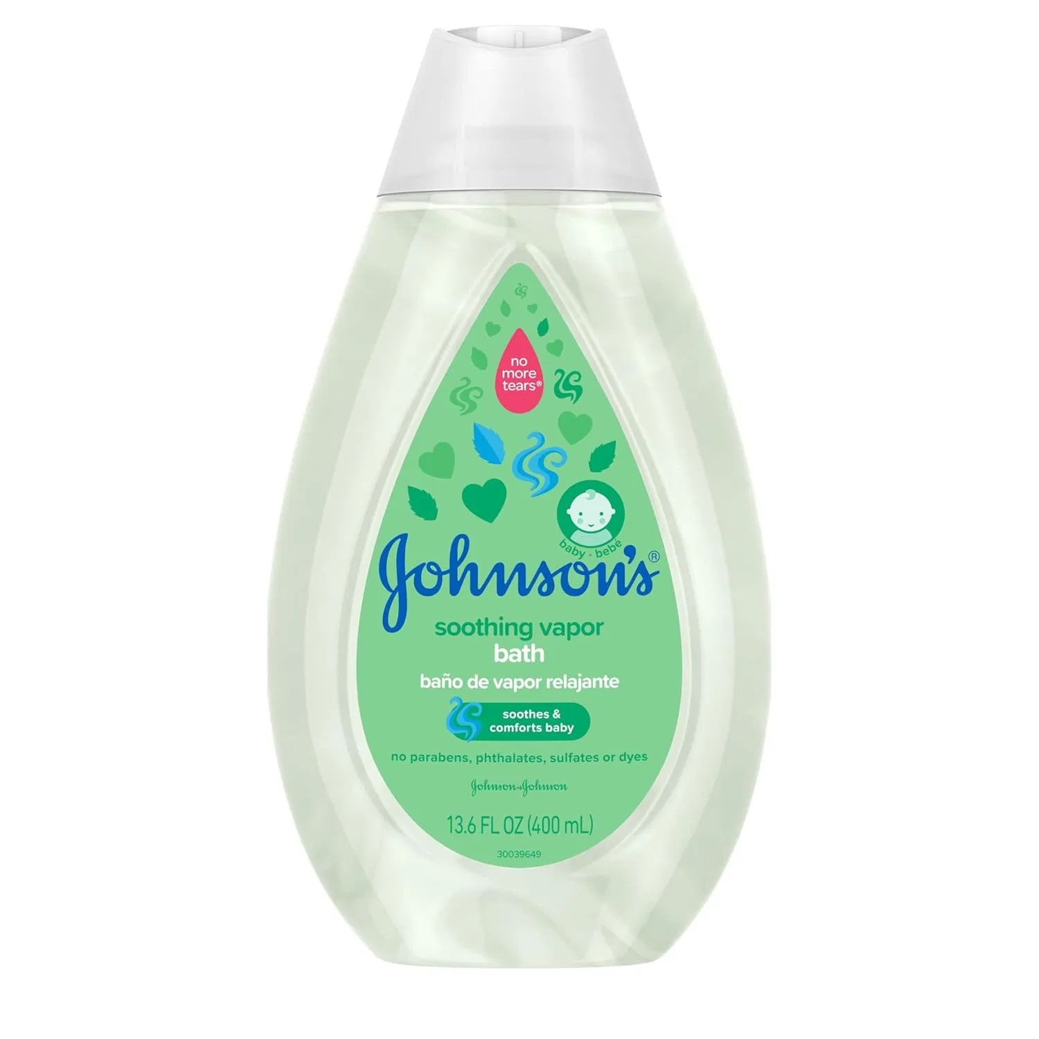 Детская пена для ванны Soothing Steam Bath, Johnson's Baby, 400 мл, Набор 2 шт, Лаванда Johnson & Johnson