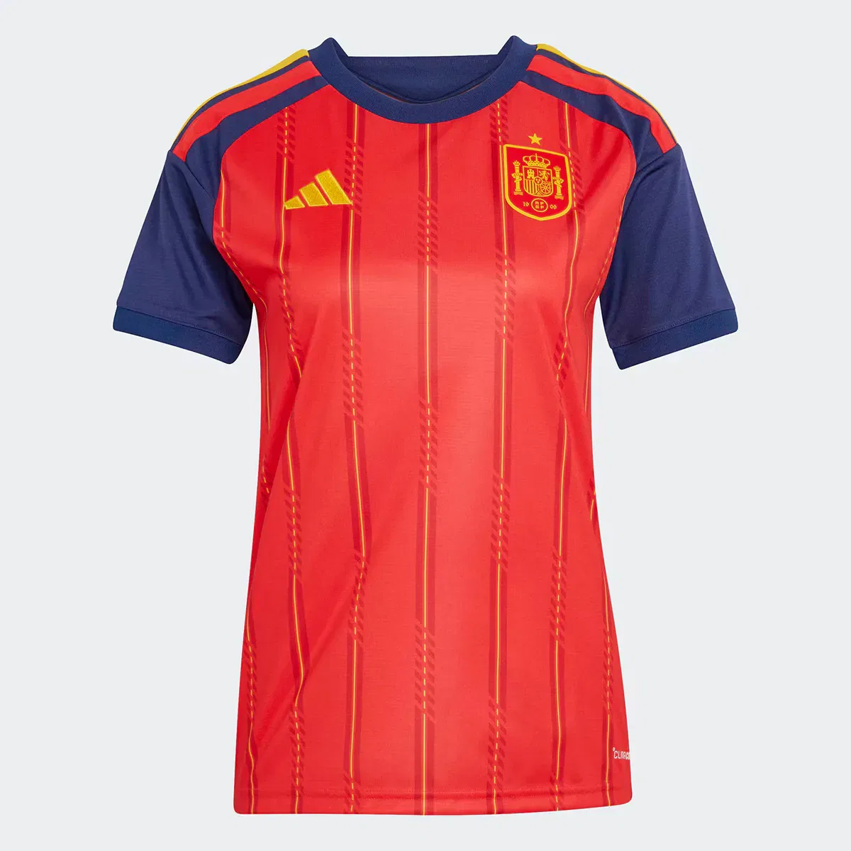 Женская футболка из полиэстера Испания 2026 adidas, Rojo