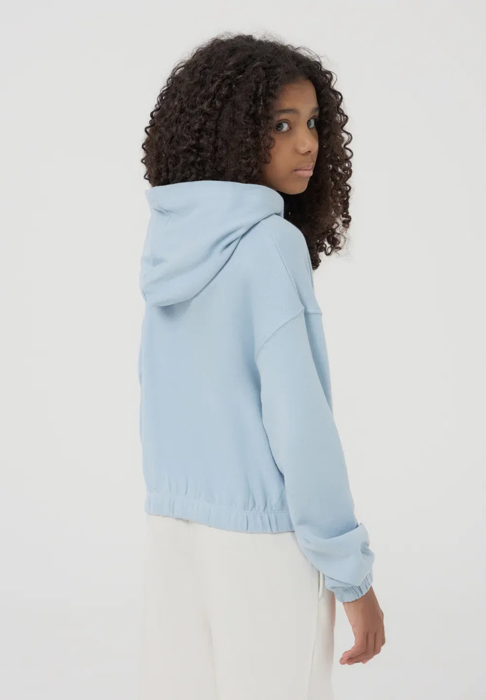 Leggera con ce Stampa Stitch - толстовка с капюшоном Terranova, Azzurro Chiaro — фото 3