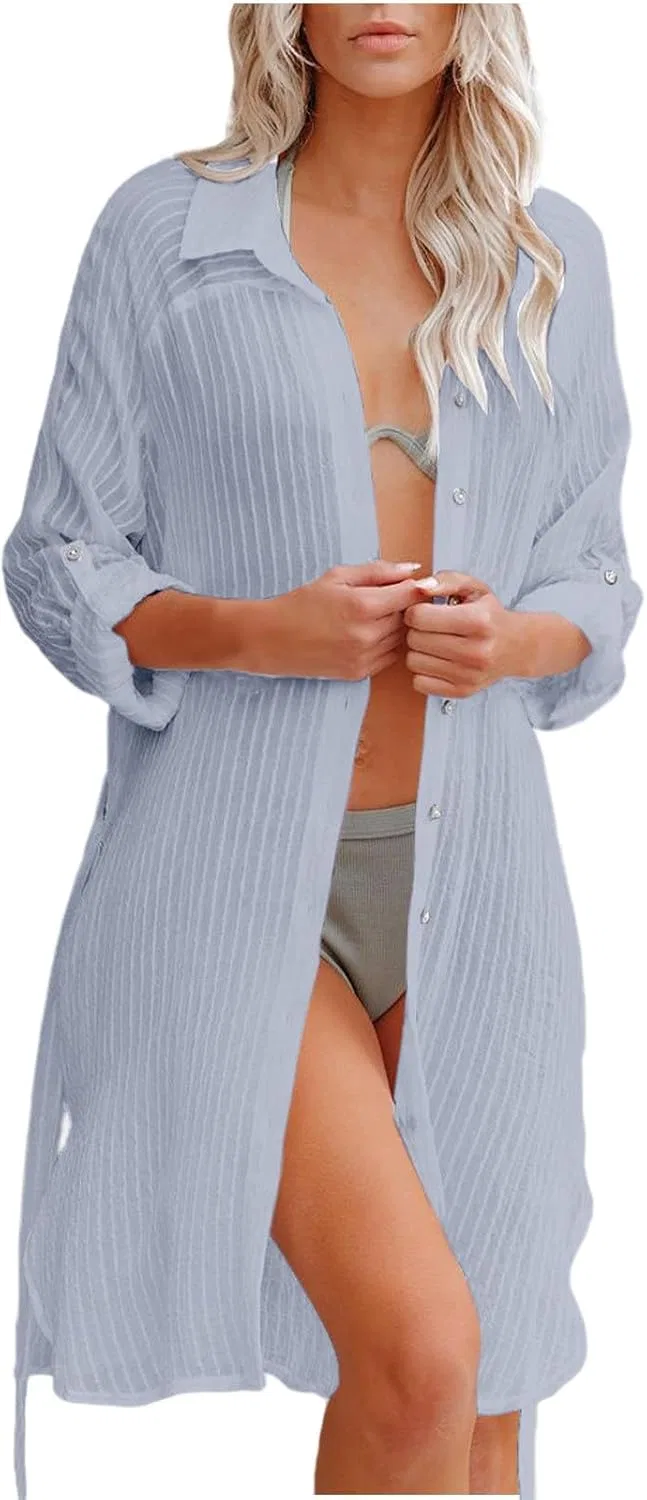 Женская куртка-тренч с защитой UPF 50+ Light Blue