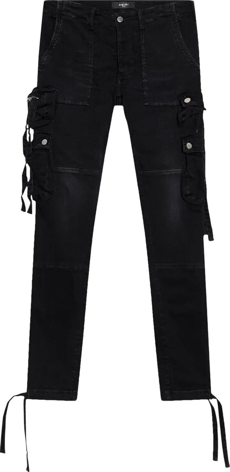 

Брюки Amiri Tactical Cargo Pants Aged Black, черный