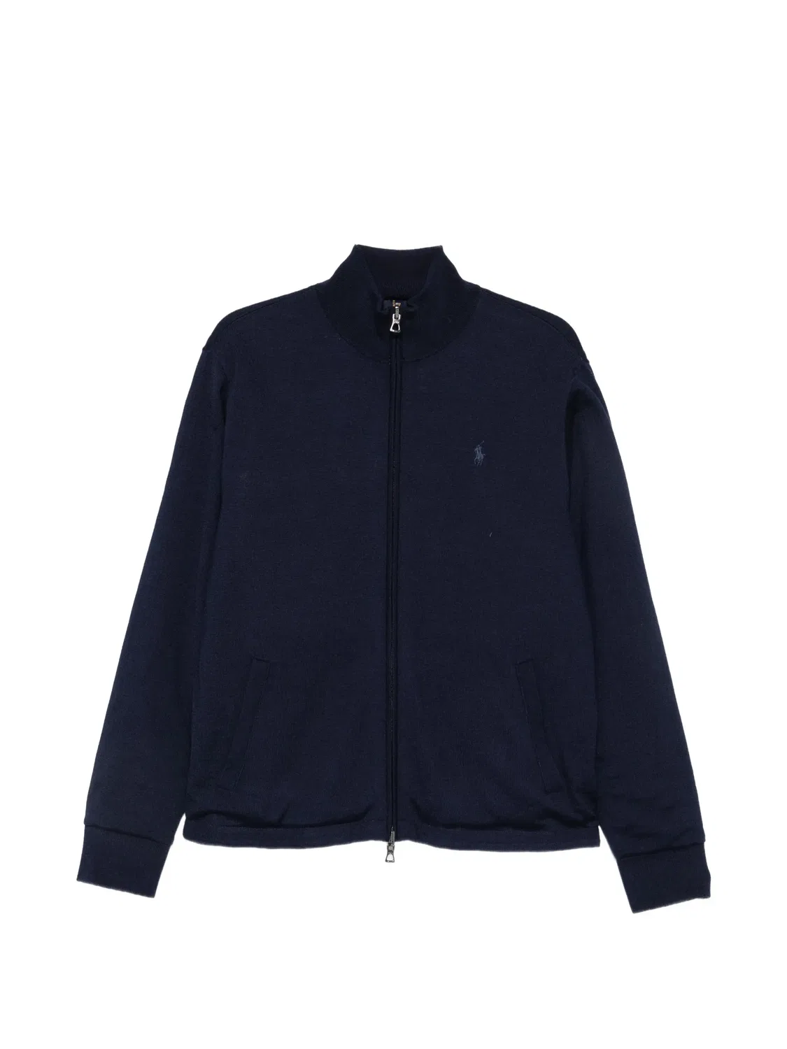 Куртка двусторонняя с вышитым логотипом Polo Ralph Lauren, синий