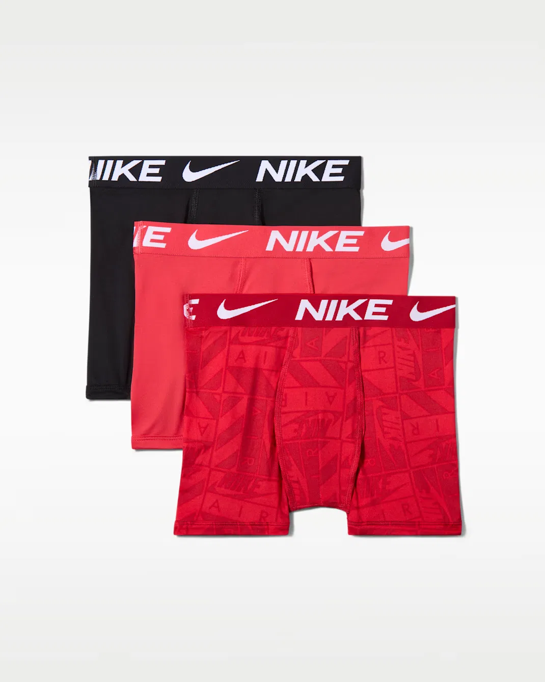 Трусы-боксеры Dri-FIT Micro Print для детей постарше (3 шт.) Nike, Tropical Pink