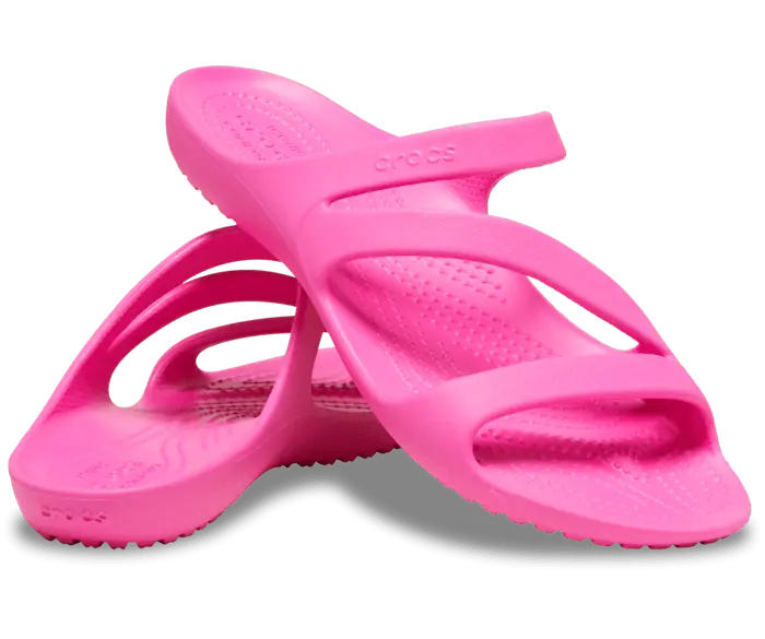 Шлепанцы Crocs Women's Kadee II, розовый — фото 4