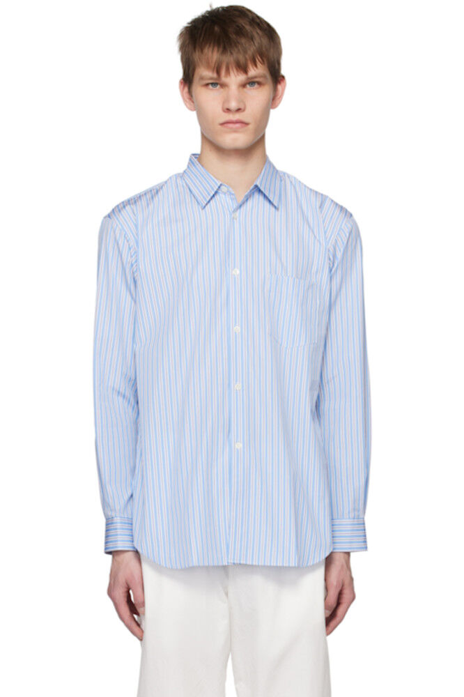 

Рубашка в сине-белую полоску Comme des Garçons Shirt