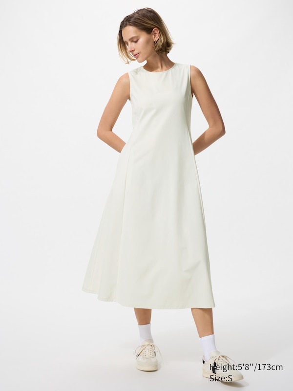 

Ультраэластичное платье AIRism без рукавов Uniqlo, 01 off white