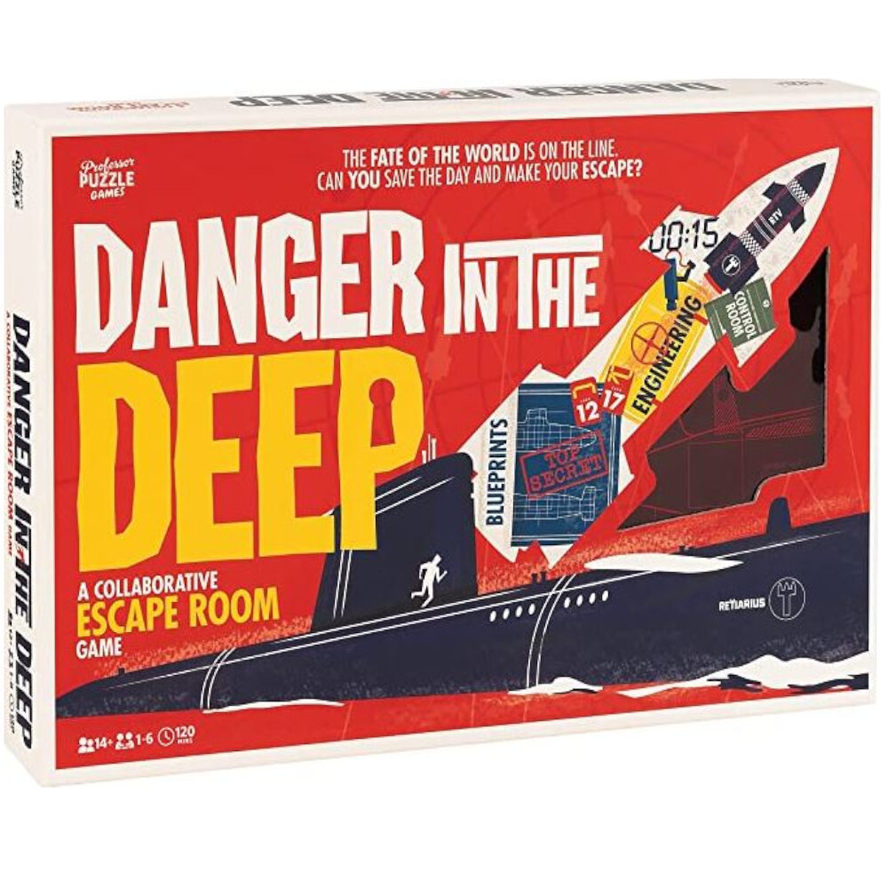 

Настольная игра Профессор Головоломка Опасность в глубинах Professor Puzzle Danger in The Deep