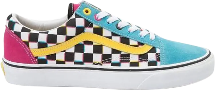 

Кеды Vans Old Skool Crazy Checks, разноцветный