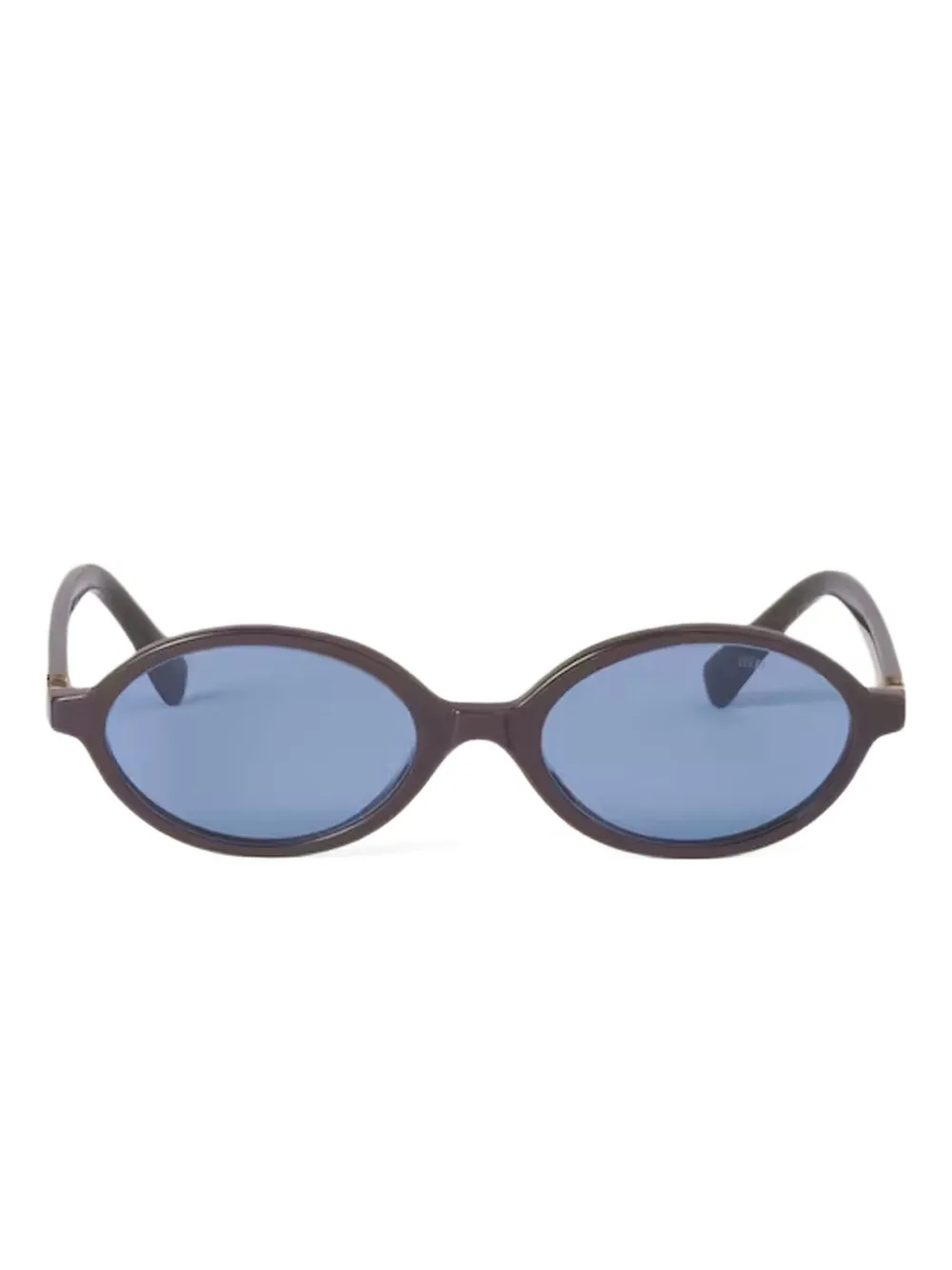 

Солнцезащитные очки овальной формы Miu Miu, коричневый
