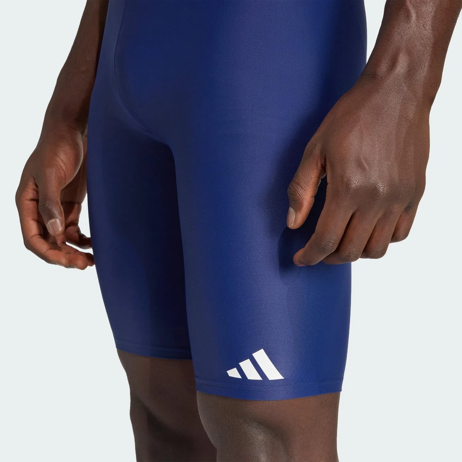 Мужские плавки-джеммер с низкой посадкой Robuste Jammer-Badehose Adidas, Darkblau — фото 4