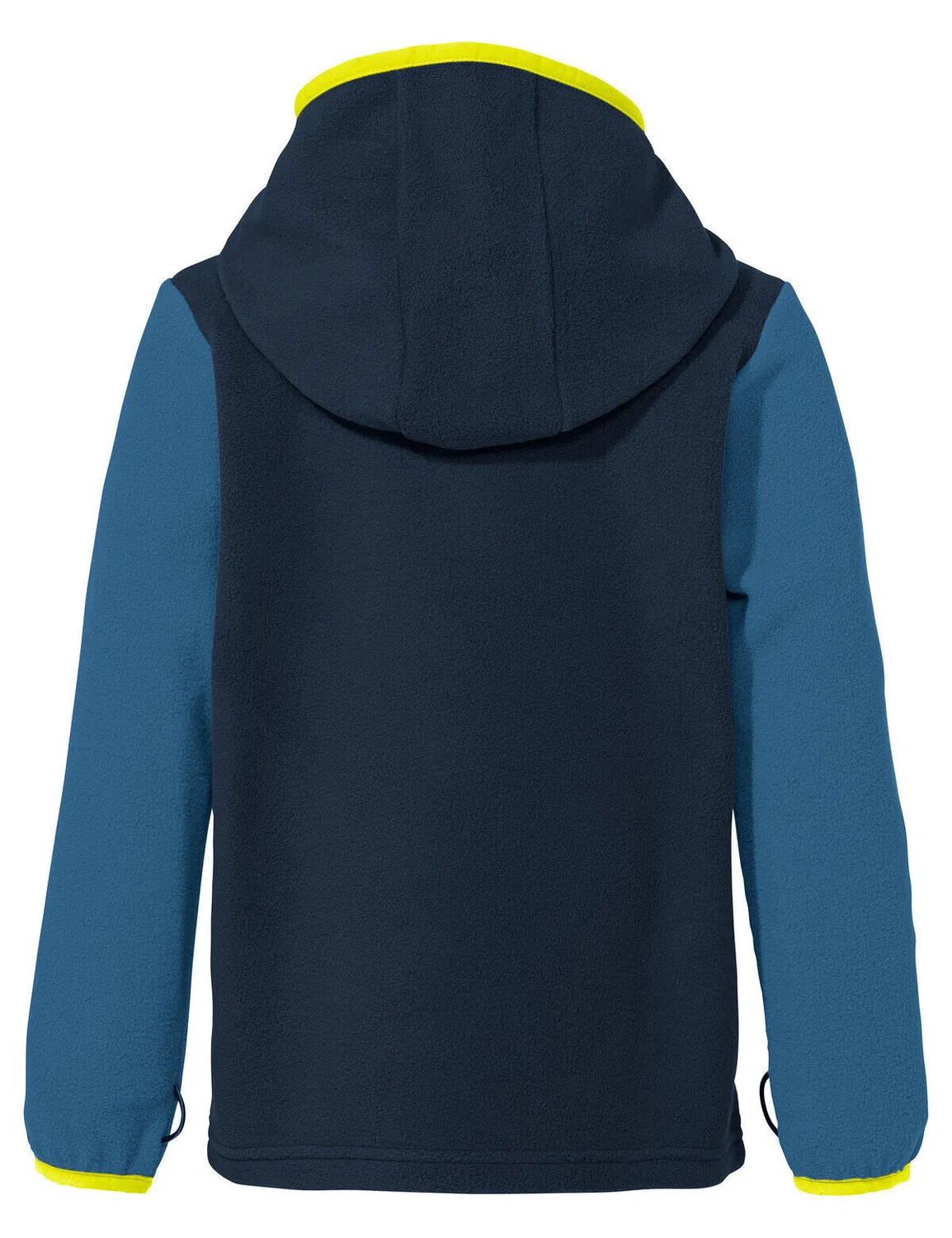 Детская флисовая куртка с капюшоном Pulex Hooded Jkt Vaude, Mitternachtsindigo / Mediterranes Blau / Navyblau — фото 2