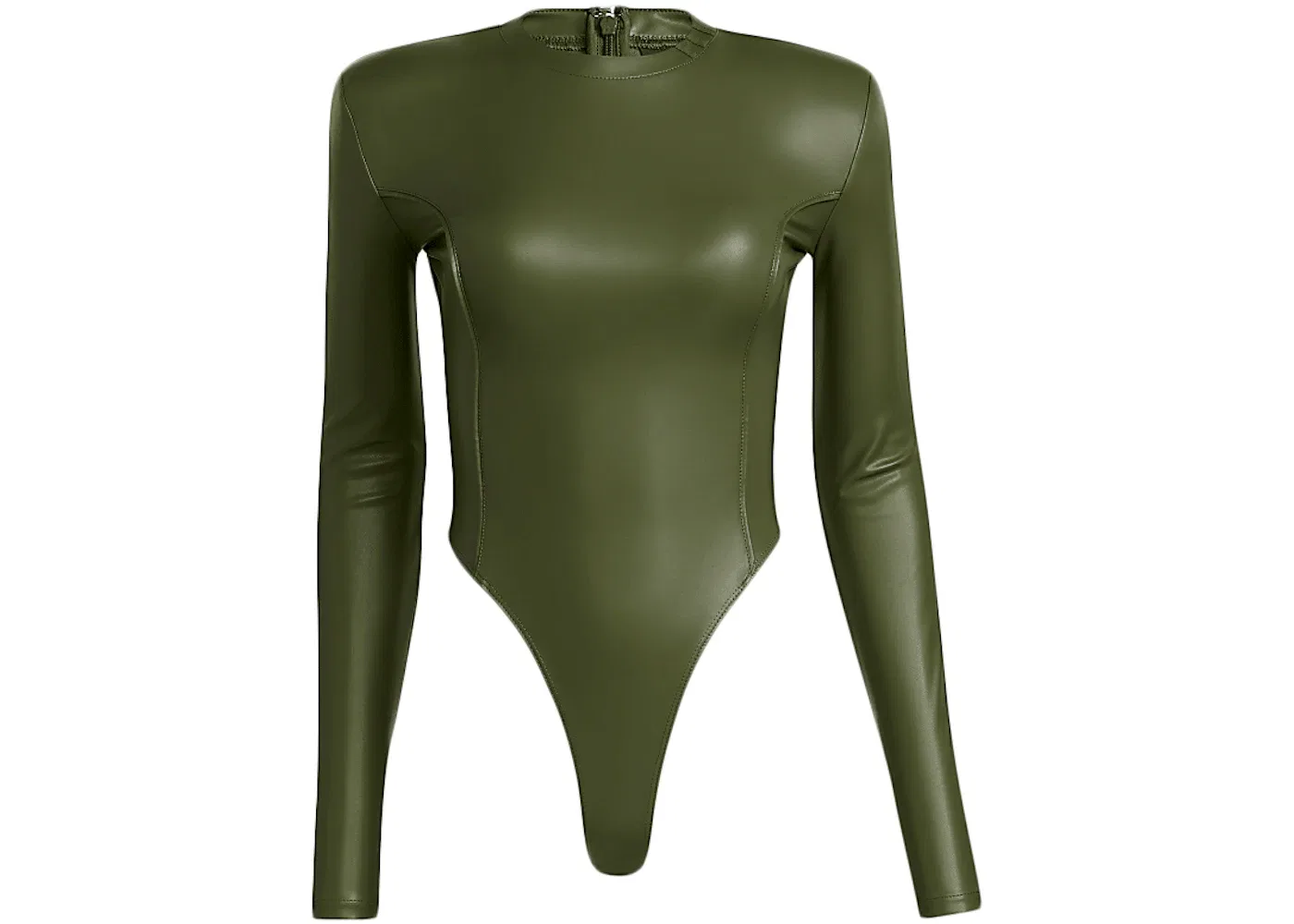 Женский комбинезон-боди из экокожи Ivy Park Halls of Ivy Adidas, цвет Wild Pine