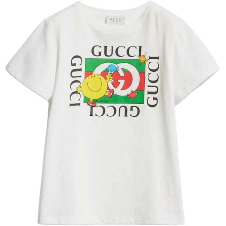 Детская футболка с круглым вырезом GUCCI, White