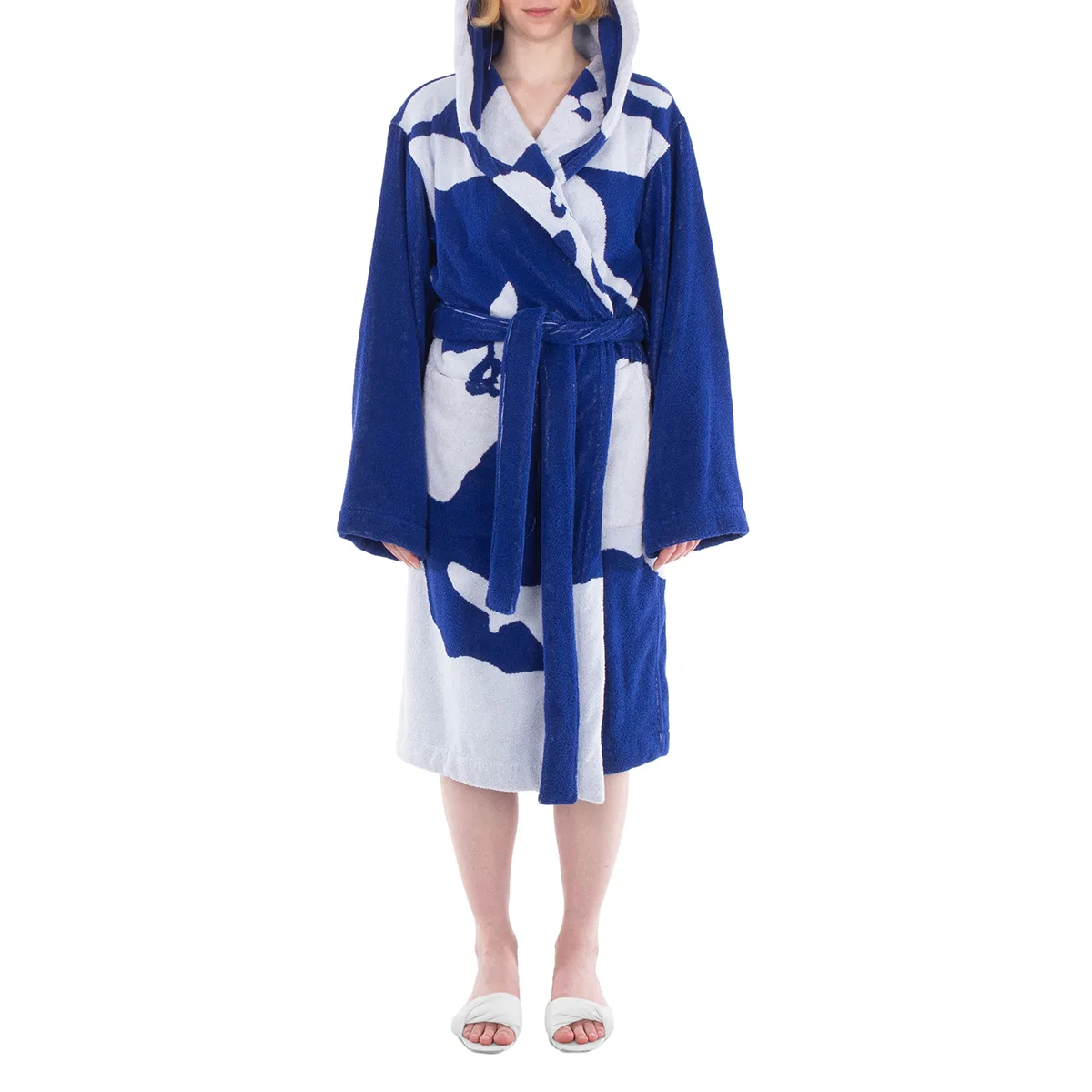 Халат махровый с принтом Equestrian Knight-Print Robe Burberry, Knight