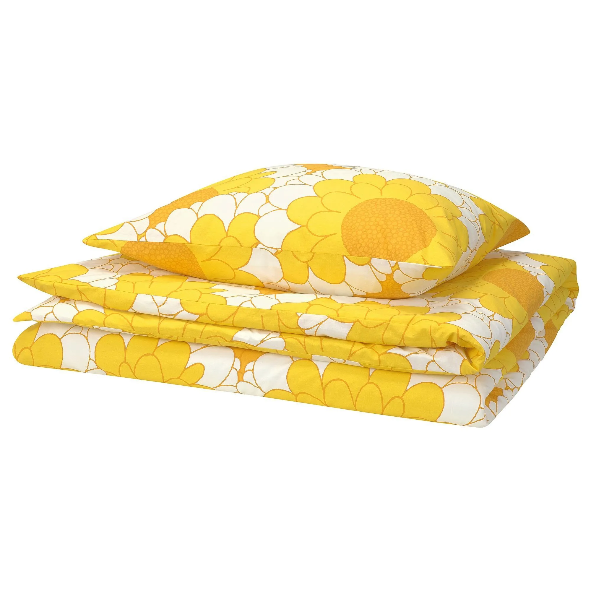 

Комплекты односпальных пододеяльников, желтые, 150x200/50x60 см, KRANSMALVA IKEA