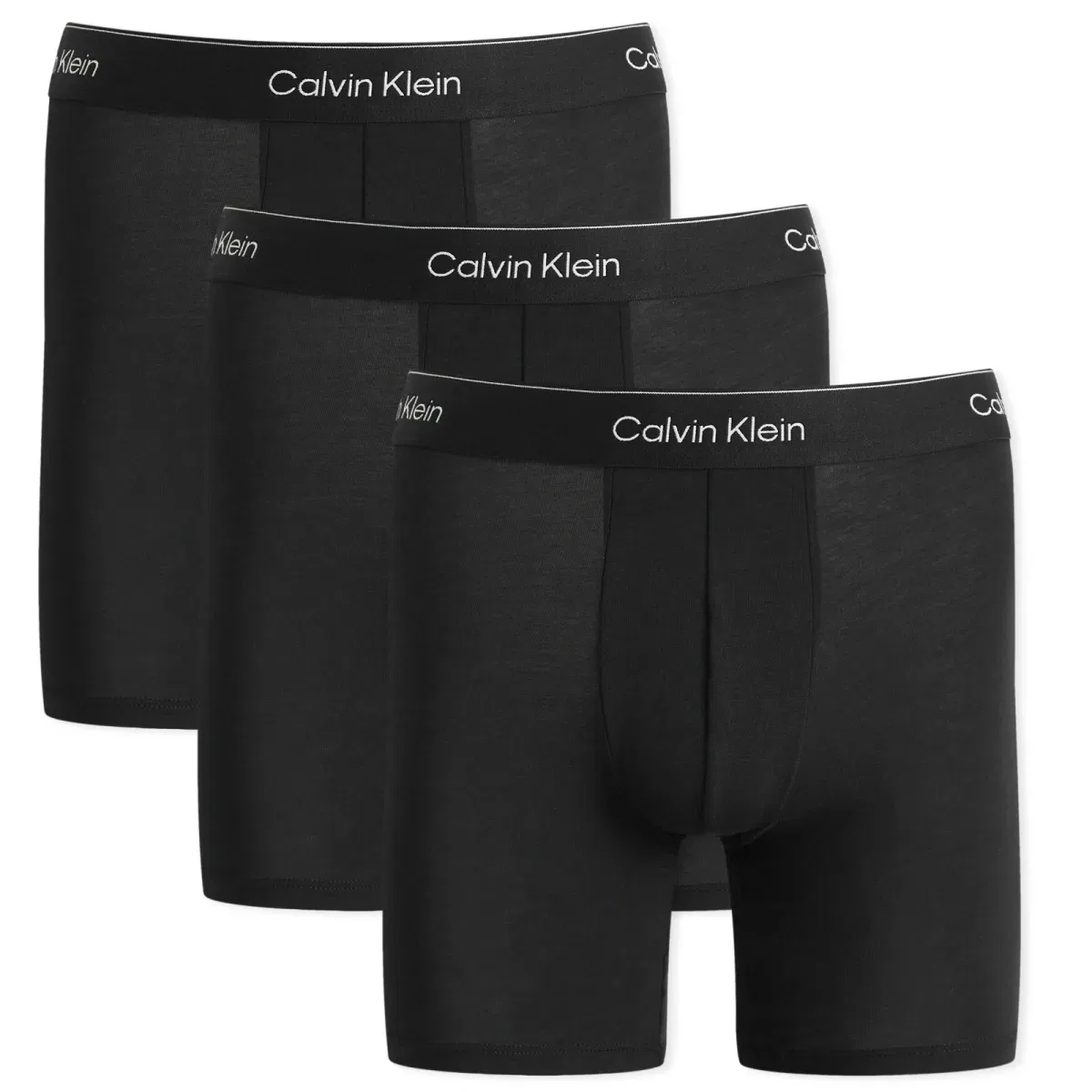 Комплект трусов-боксеров Icon Boxer Brief, 3 шт Calvin Klein, Black