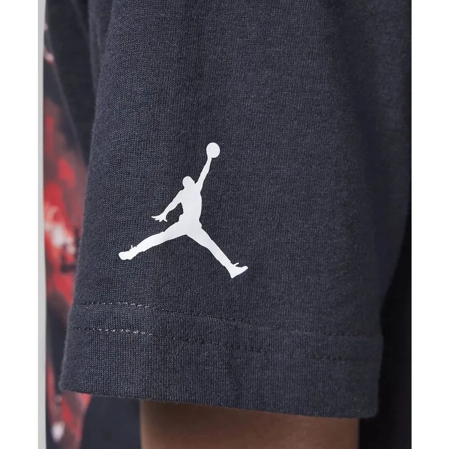 Детская футболка Nike Jordan Lightning PSG SS Tee, Цвет: Duman — фото 4