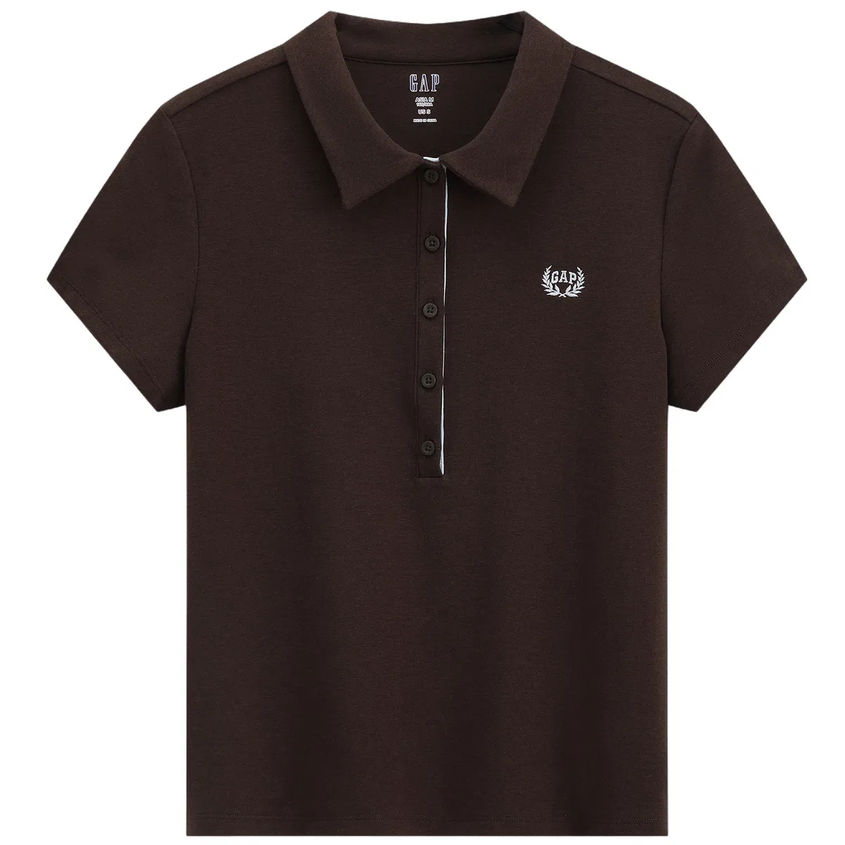 Женское поло GAP, Dark Brown