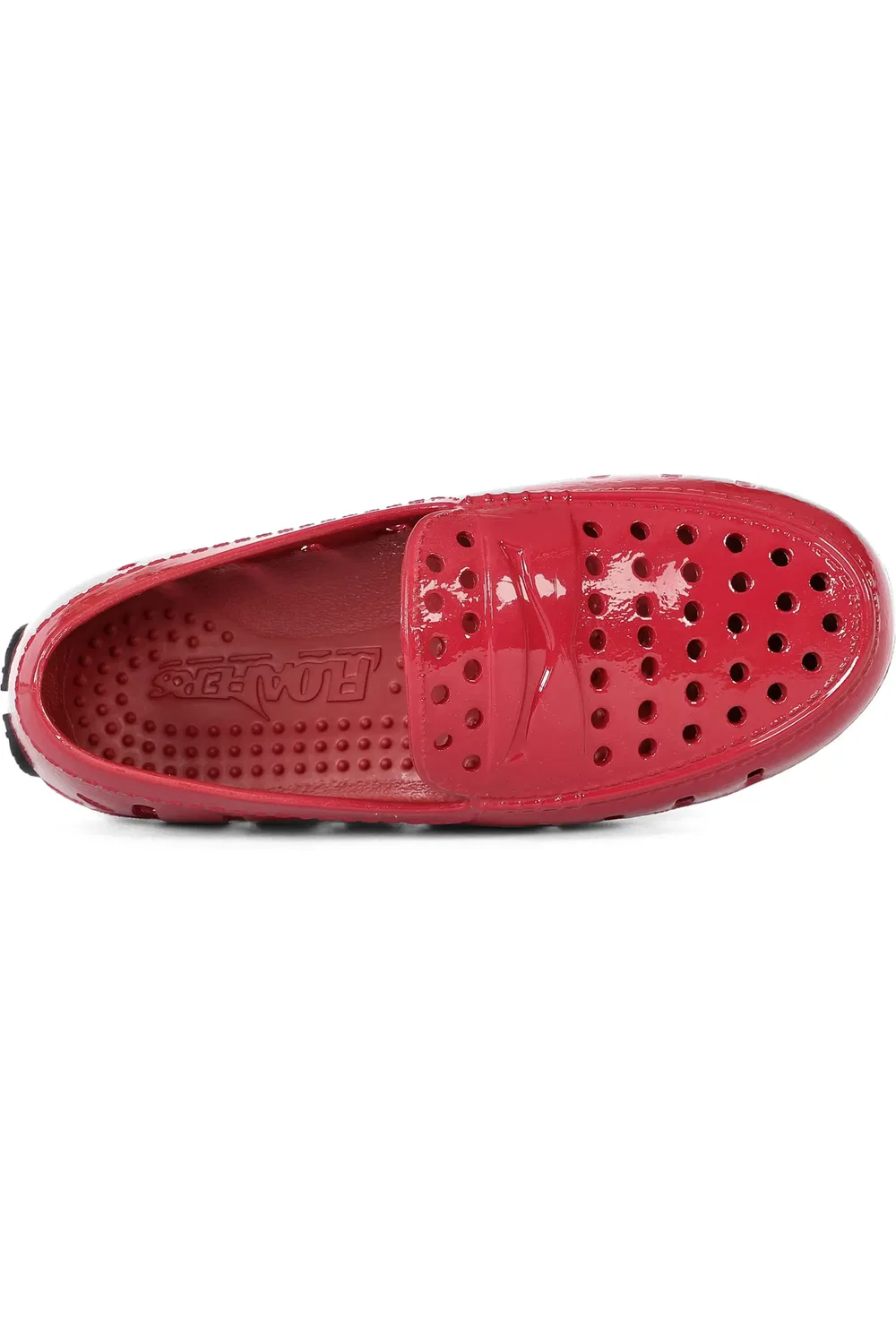 Детские водонепроницаемые туфли Prodigy FLOAFERS, Red Patent/Black — фото 3