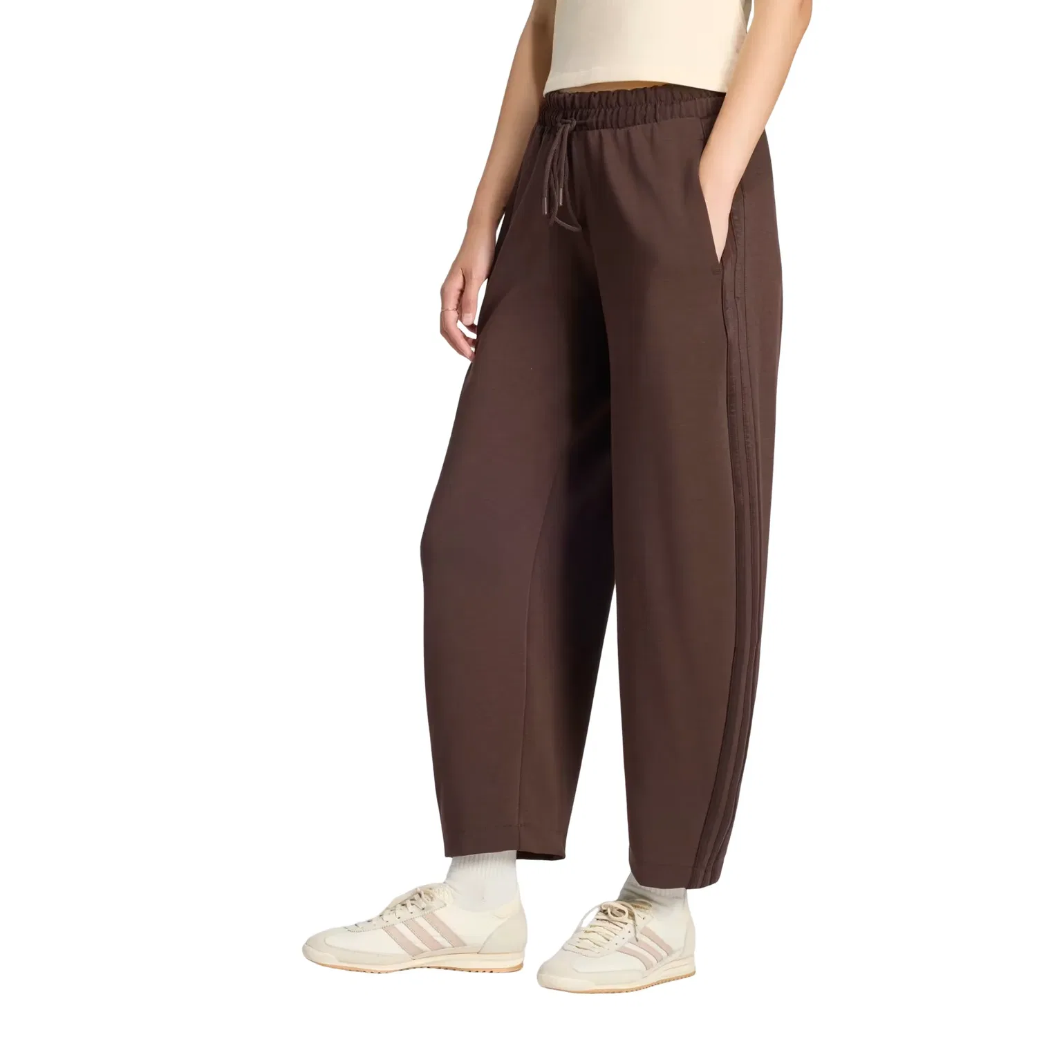 Женские брюки Barrel Leg Pants Asia Sizing 'Aurora Coffee' adidas, Aurora Coffee — фото 2