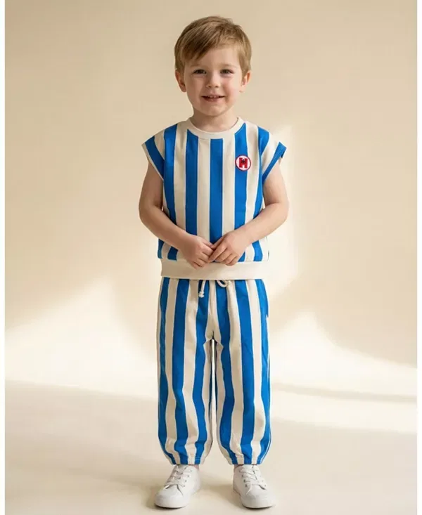 Детские брюки для девочек хлопковые Lucas Pants Petite Hailey, Blue St — фото 3