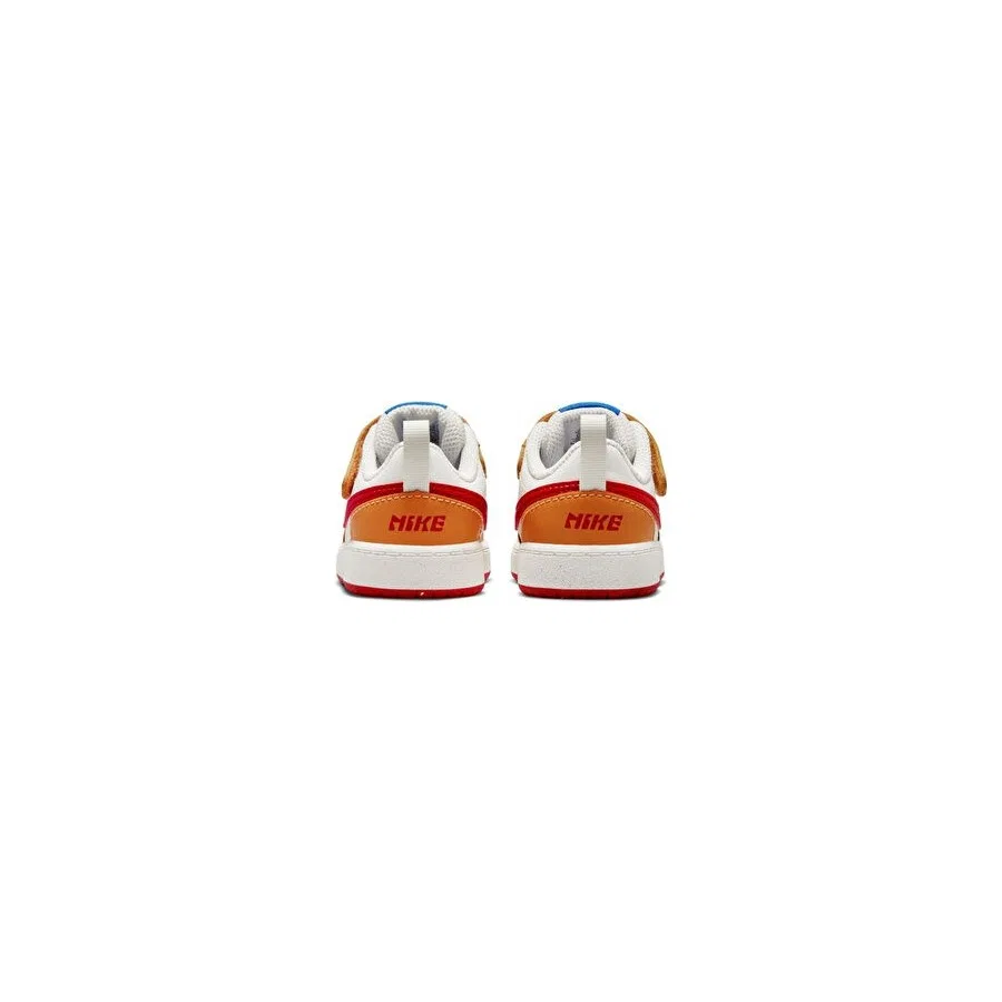 Кроссовки детские с закрытым носком Nike Court Borough Low 2 (TDV), Белый — фото 4
