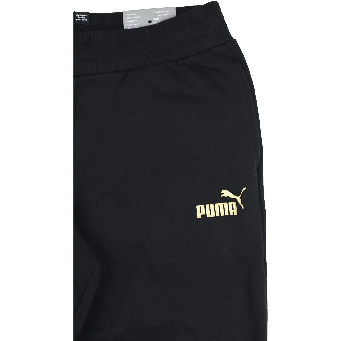 Детские штаны для девочек Puma Essential Sweatpants FL G, Schwarz — фото 3