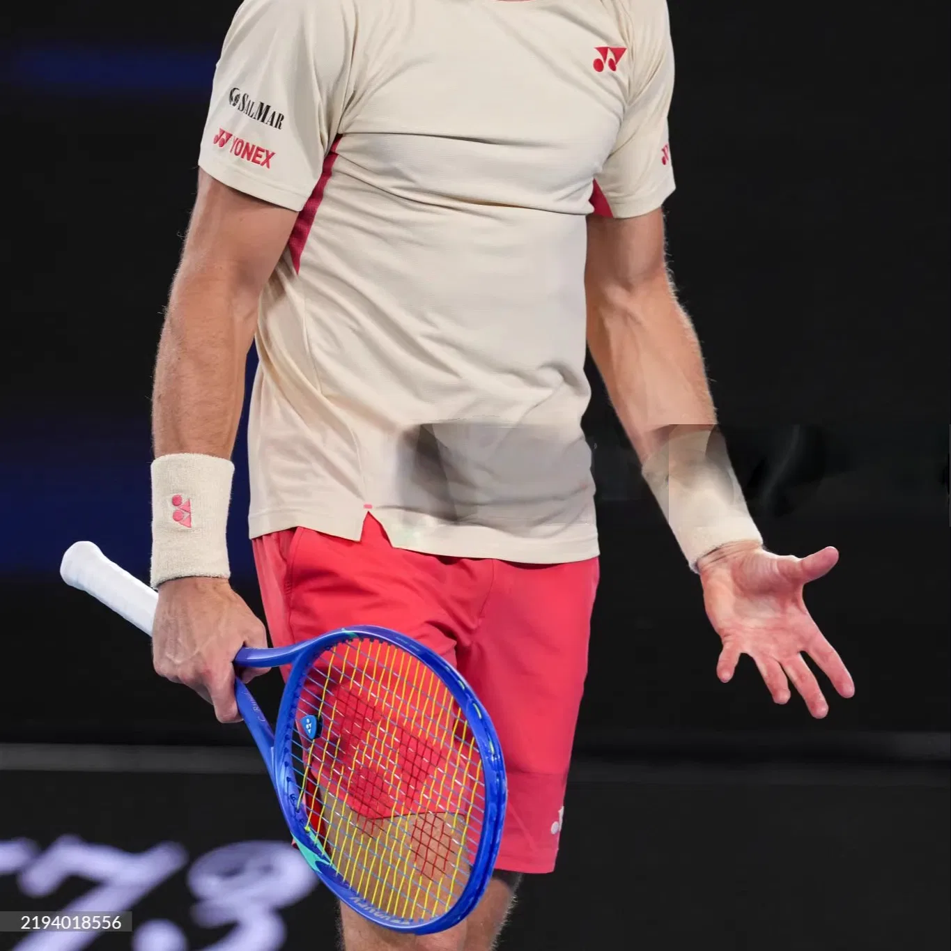 Детские шорты Casual с брендом YONEX, Coral Red — фото 3
