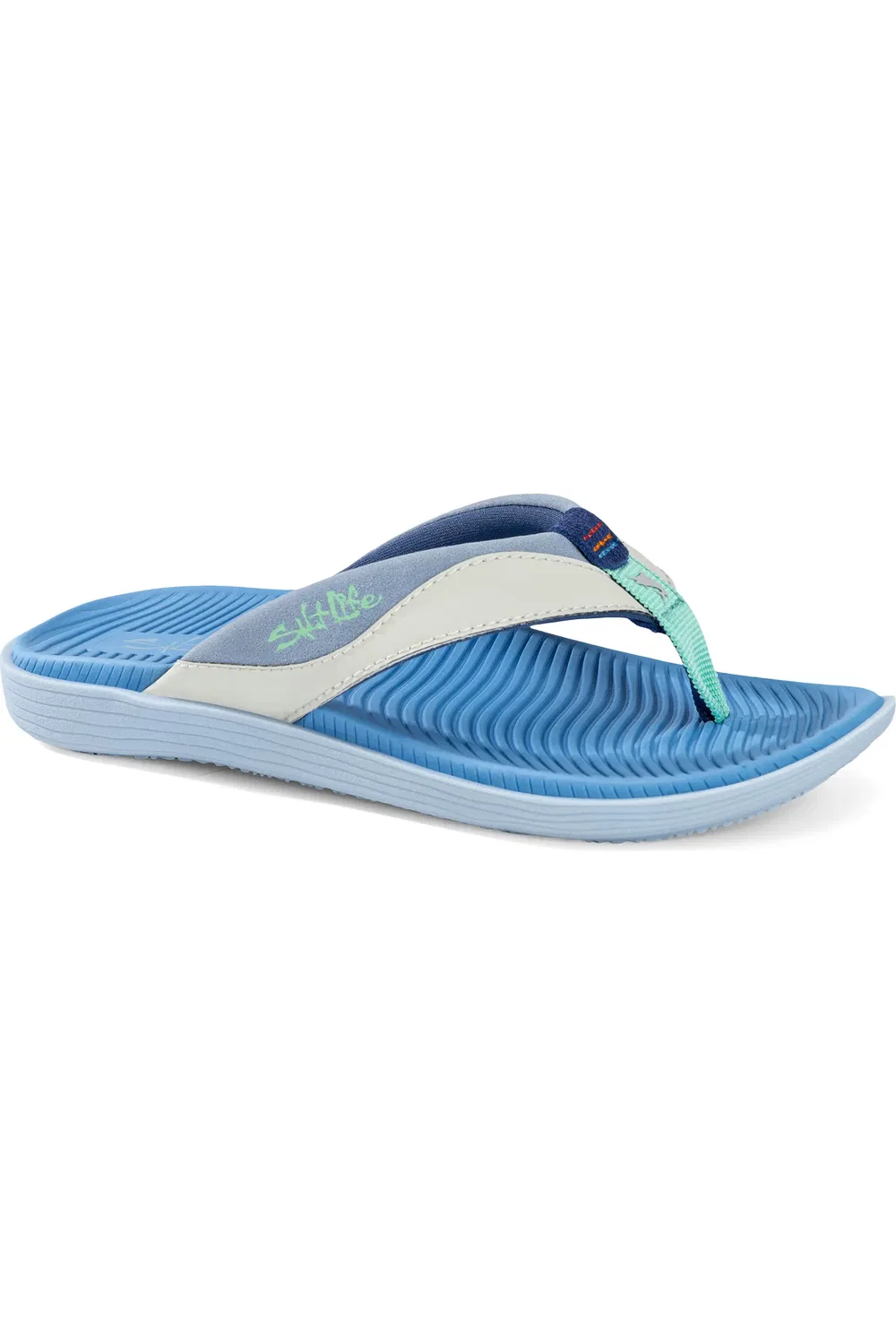 Сандалии детские на плоской подошве The Dune Flip Flop Salt Life, синий