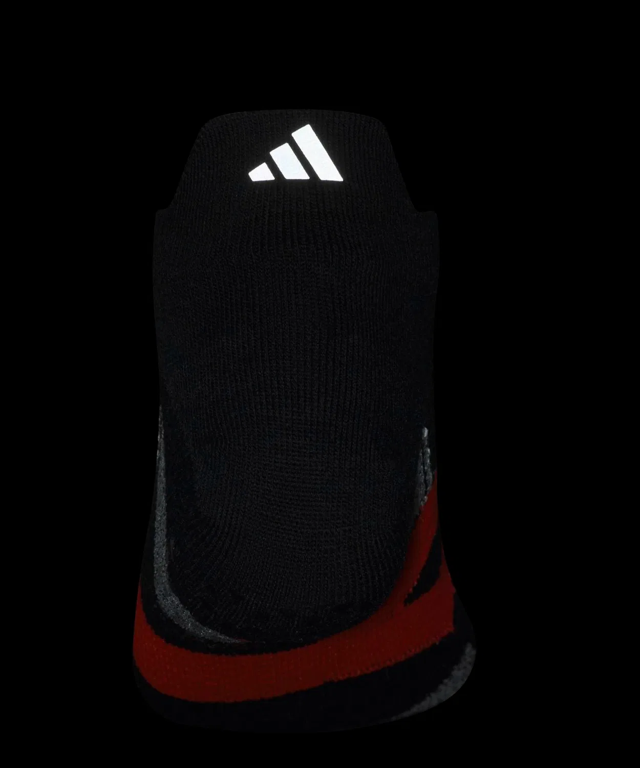 Мужские/Женские носки для бега с пятью пальцами, модель Running Performance Adidas, Black/Red — фото 4