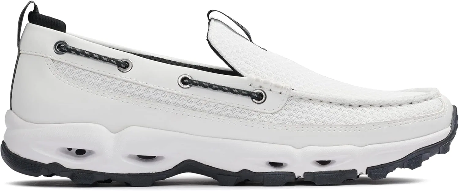 Мужские водные кроссовки BASS OUTDOOR Aqua Deck для водных видов спорта, 2-White — фото 3