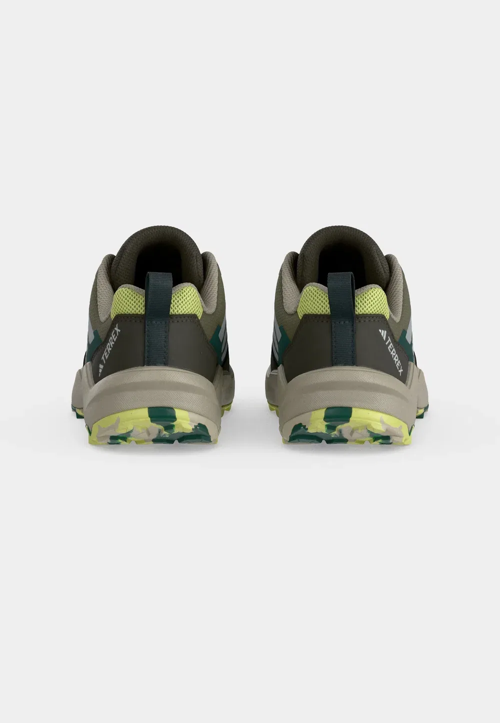 Унисекс походные ботинки Ax4R Adidas Terrex, Olive Strata/Matte Silver-Coloured/Shadow Olive — фото 4