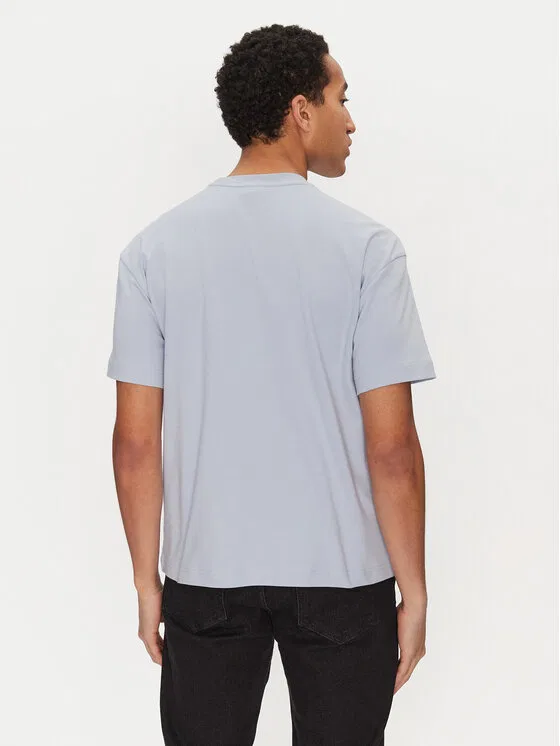 Футболка regular fit Nano Logo Calvin Klein, синий — фото 3