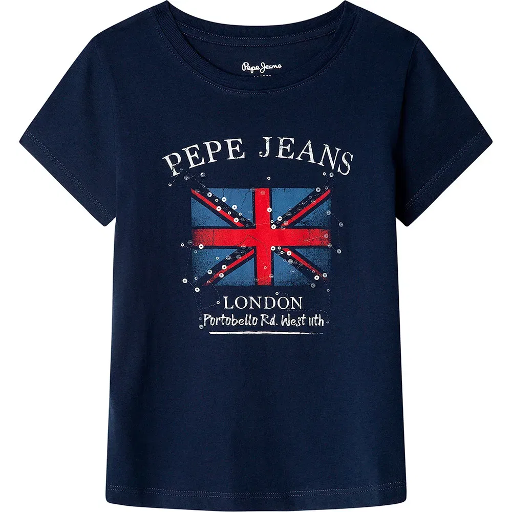 Футболка с коротким рукавом Flag Pepe Jeans, синий