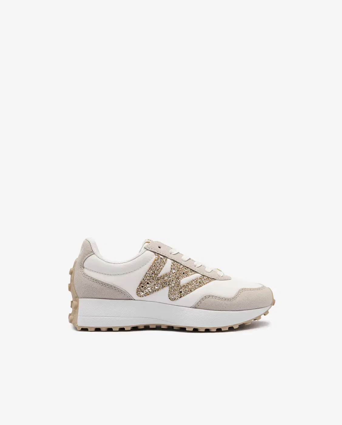 Детские кроссовки для девочек с блестящим логотипом Conguitos, Beige