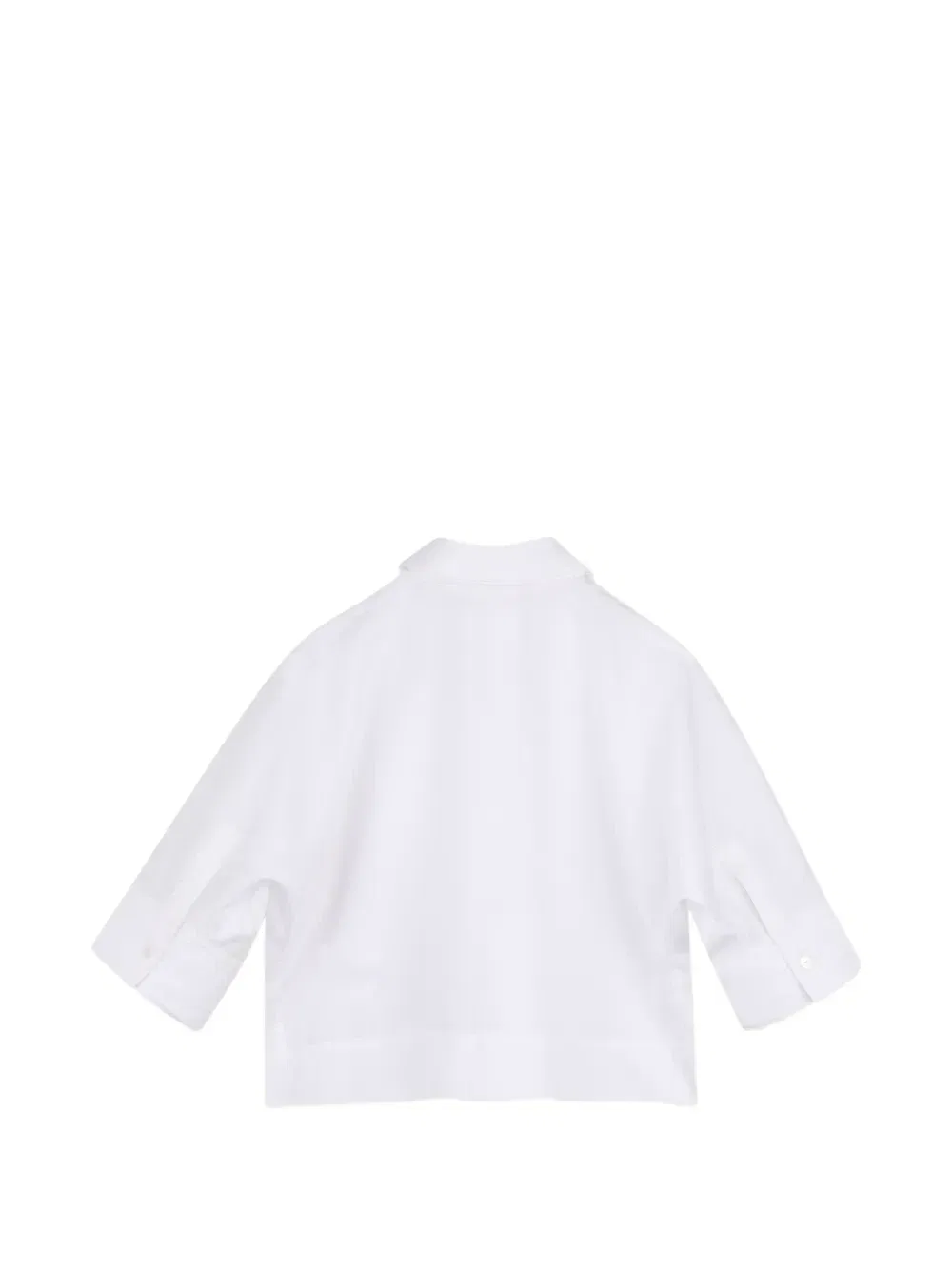 Рубашка с вышивкой Givenchy Kids, белый — фото 3
