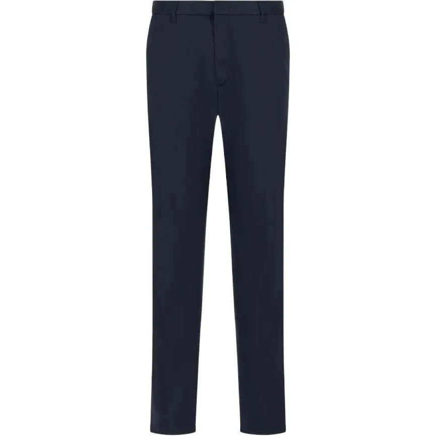Чинос cotton, EMPORIO ARMANI, Marine Blue
