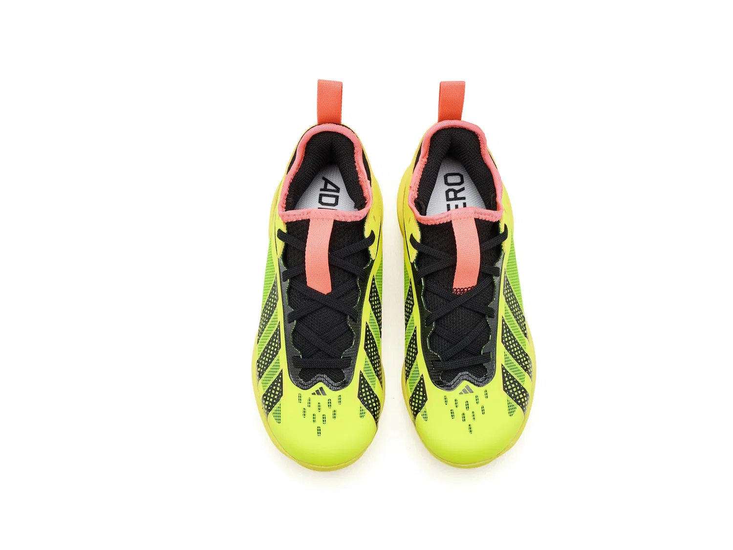 Бейсбольные кроссовки Adizero Impact TPU 3.0 Baseball (для маленьких и больших детей) Adidas Kids, Solar Lemon/Black/Solar Turbo — фото 3