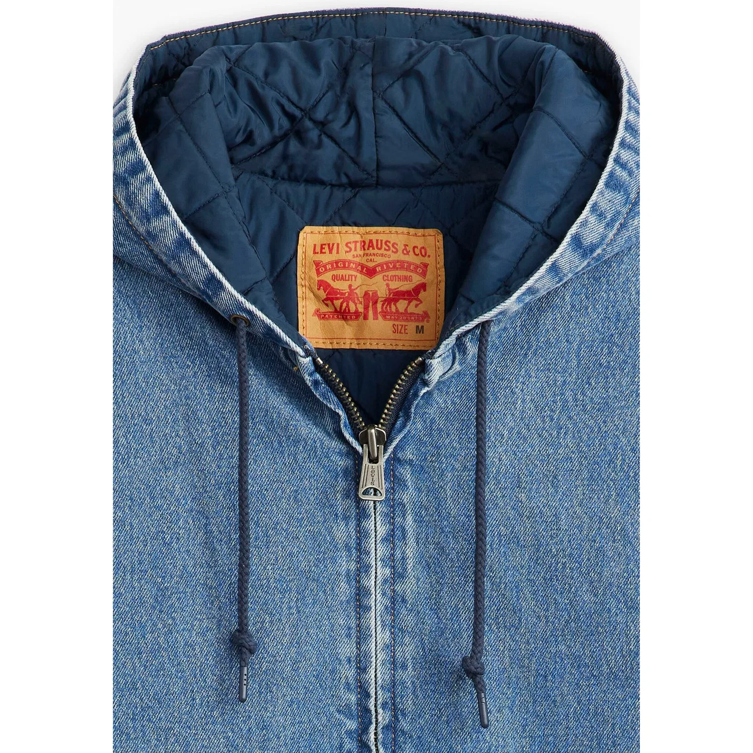 Мужская джинсовая куртка с капюшоном Levi's, Get Involved — фото 4