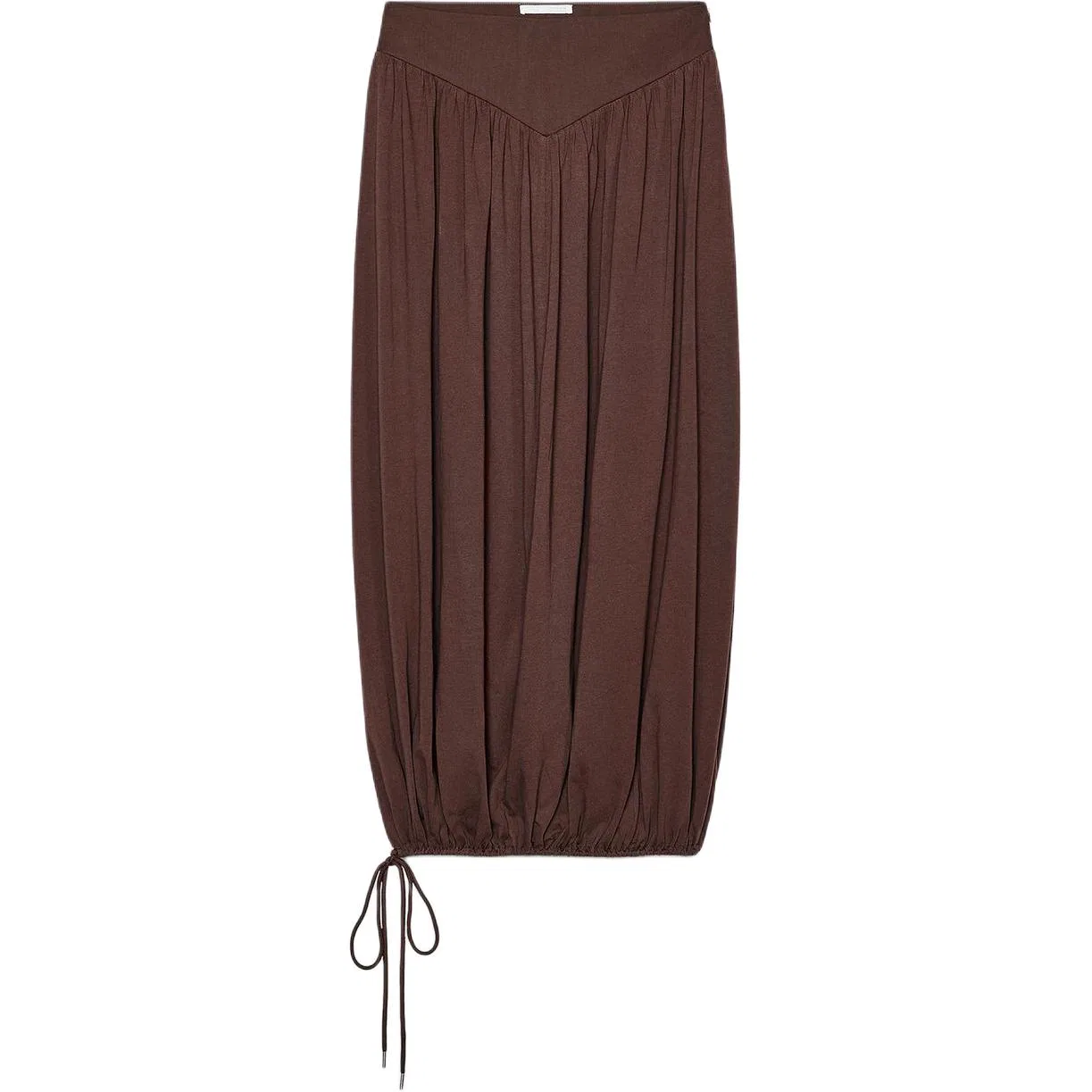 Женская юбка длинная Casual Chocolate ZARA, Шоколадный