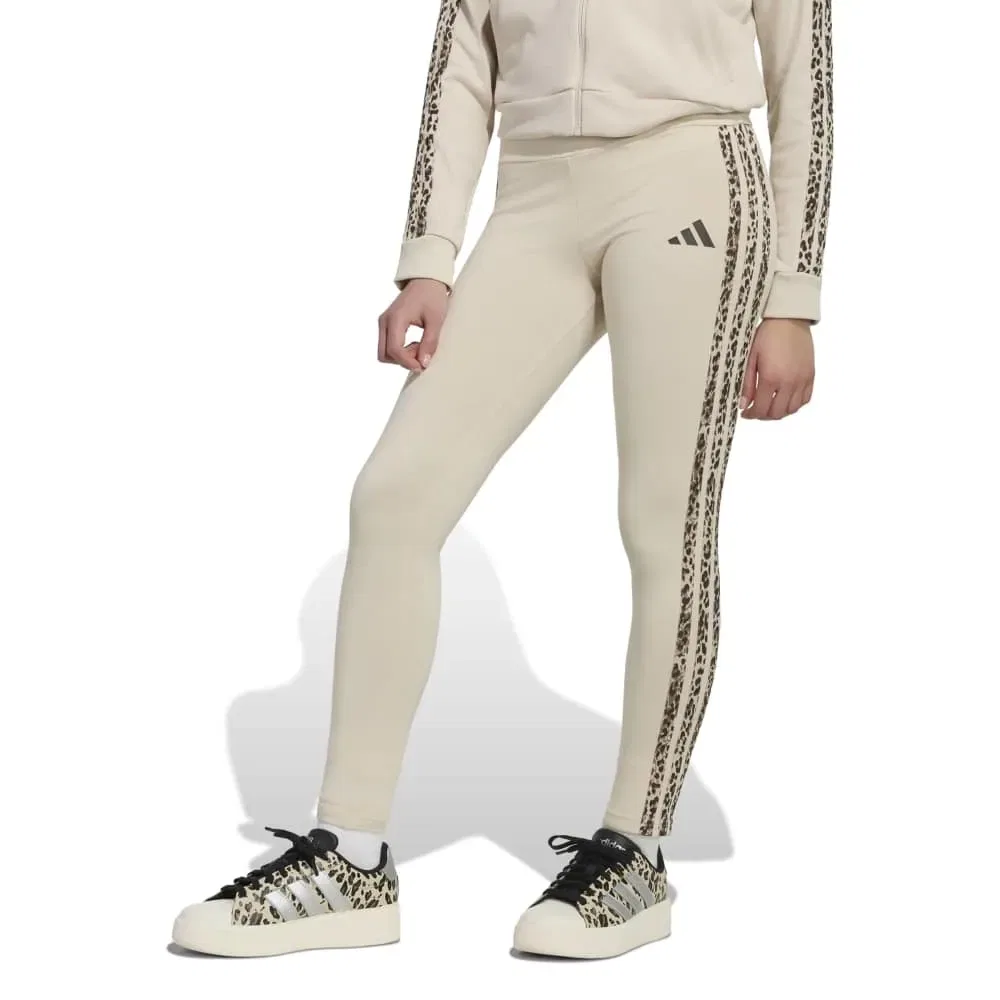 Детские леггинсы с принтом Animal Adidas, Beige