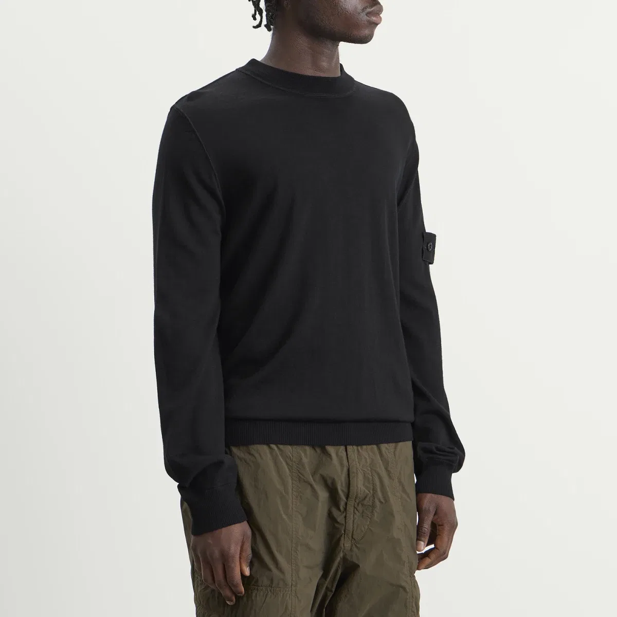 Джемпер из чистой шерсти Ghost Light Pure Wool Jumper Stone Island, Black — фото 2