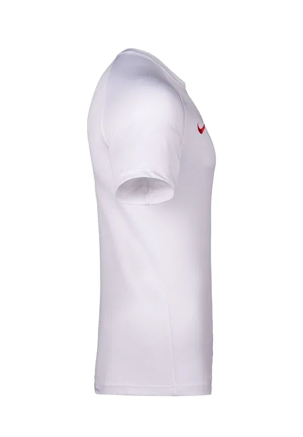 Футболка дышащая Sports T-shirt Nike Performance, Red-White, белый — фото 4