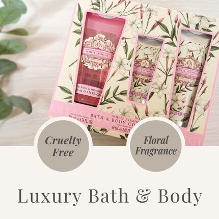 The Somerset Toiletry Company Aromas Artesanales De Antigua Bath & Body Collection Набор White Jasmine с гелем для душа 200 мл, кремом для рук 60 мл и кремом для тела 130 мл — фото 3
